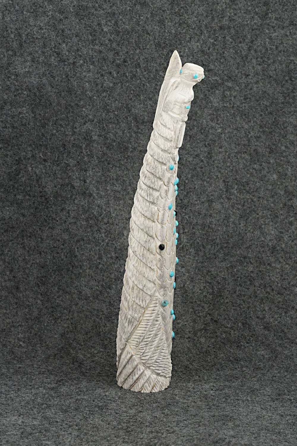 Corn Maiden Zuni Fetish Carving - Garrick Weeka