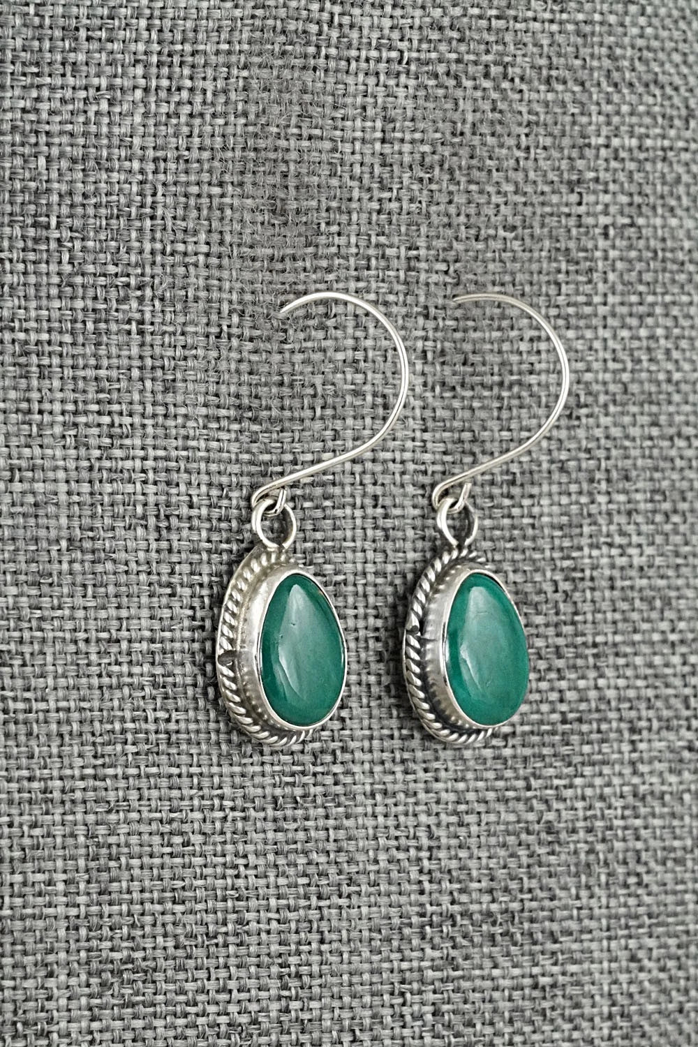 Turquoise & Sterling Silver Earrings - Rosemary Saunders