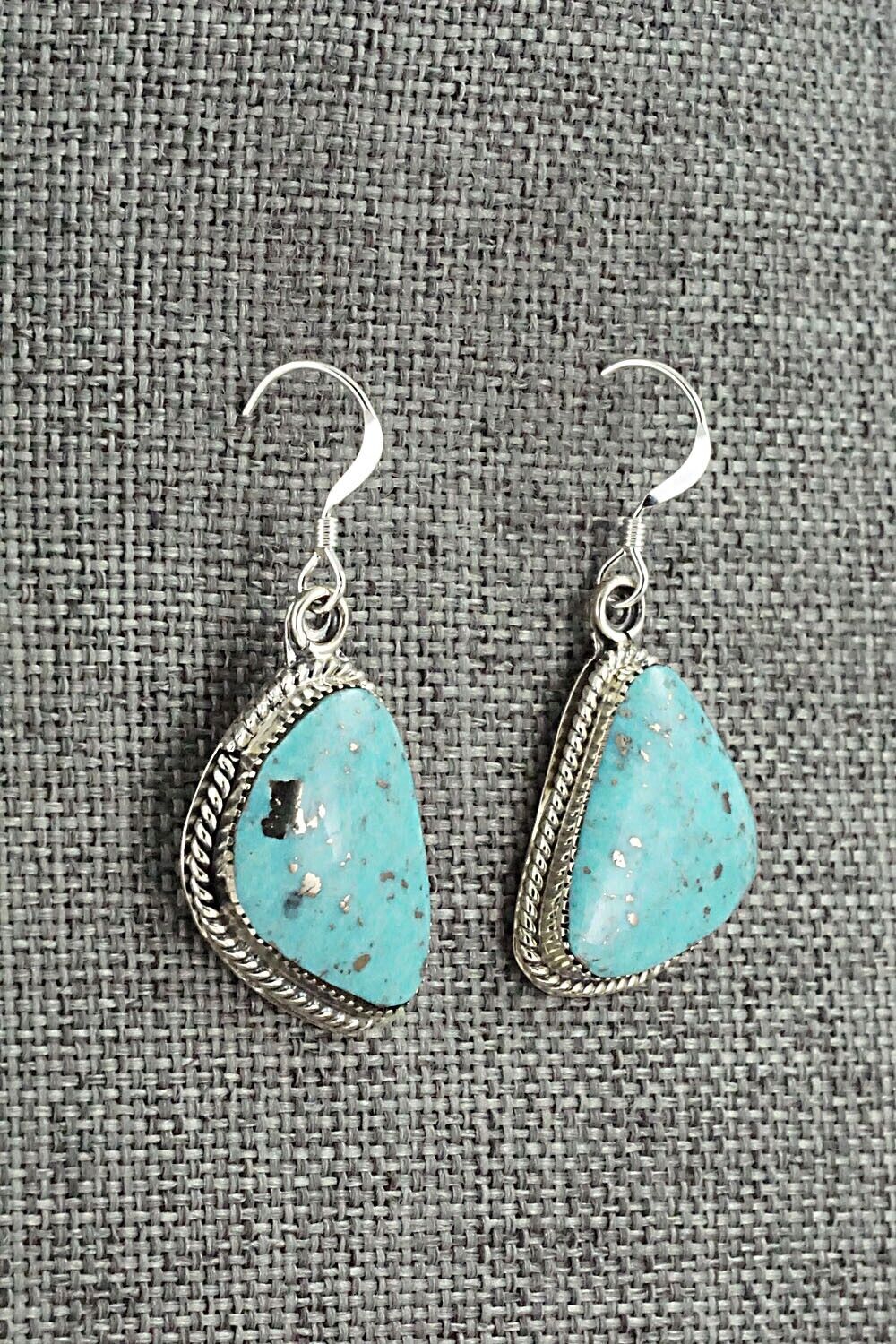 Turquoise & Sterling Silver Earrings - Annissa Martinez