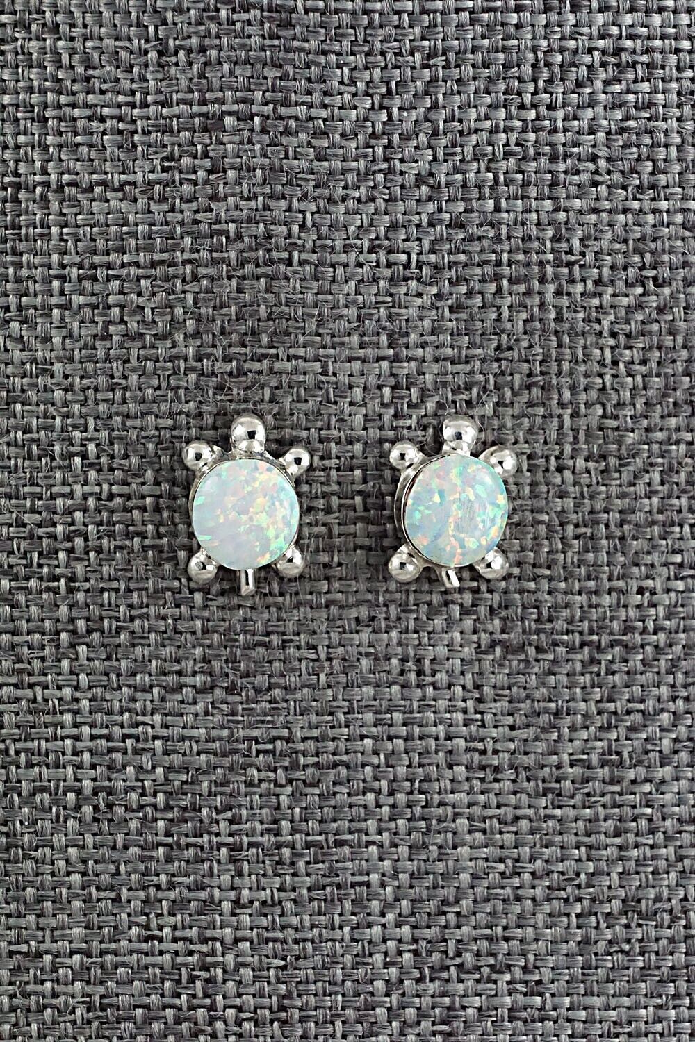 Opalite & Sterling Silver Earrings - Ashley Laate