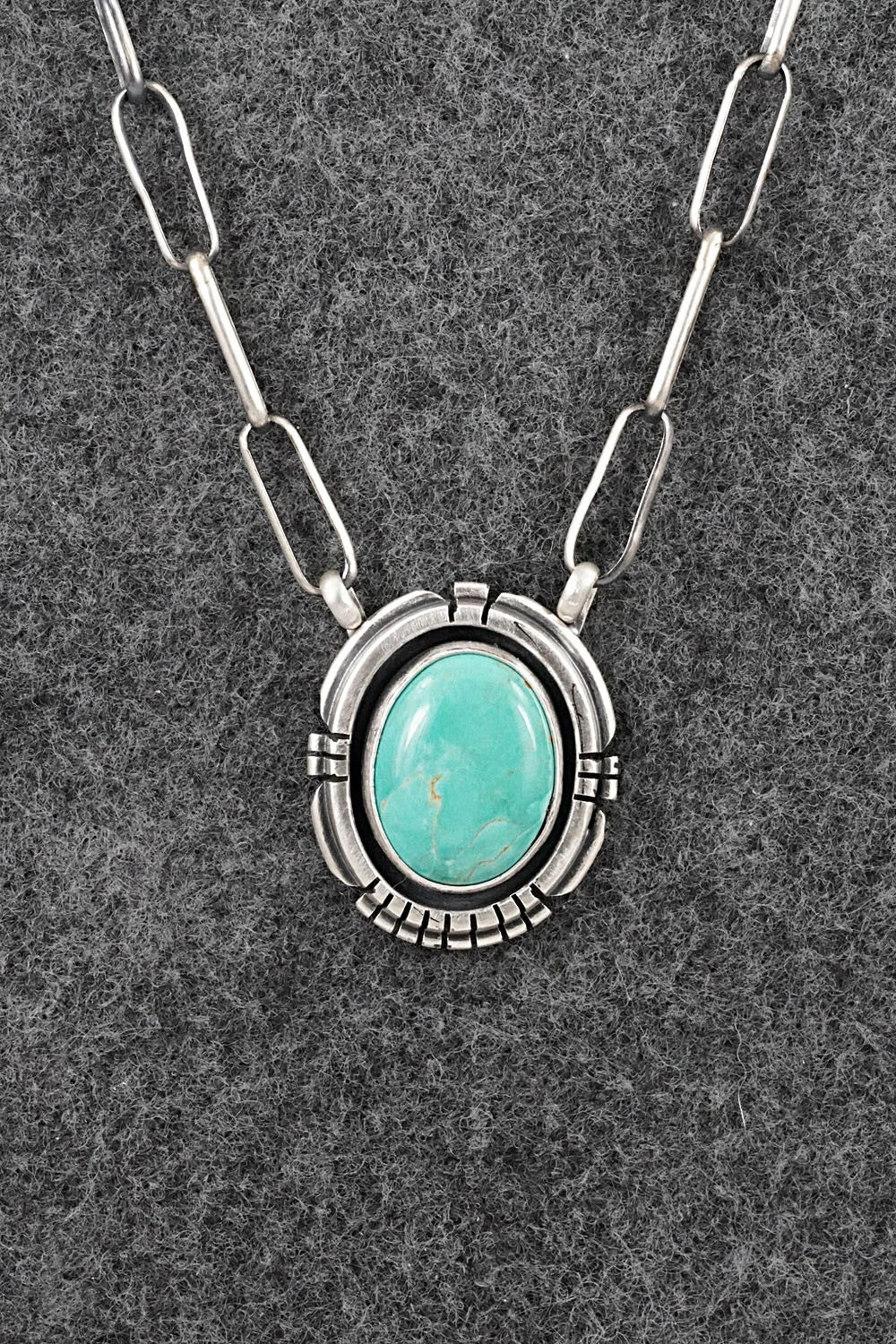 Turquoise & Sterling Silver Necklace - Daniel Benally