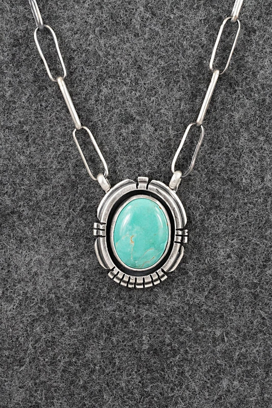 Turquoise & Sterling Silver Necklace - Daniel Benally