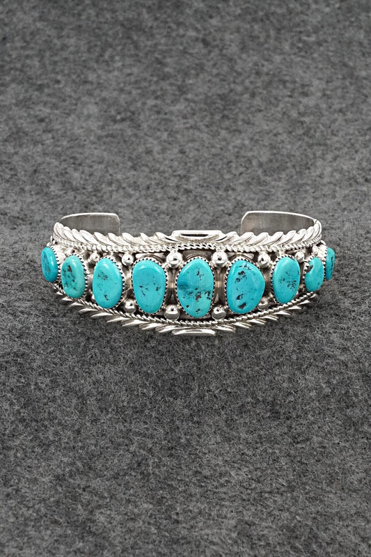 Turquoise & Sterling Silver Bracelet - Anthony Brown
