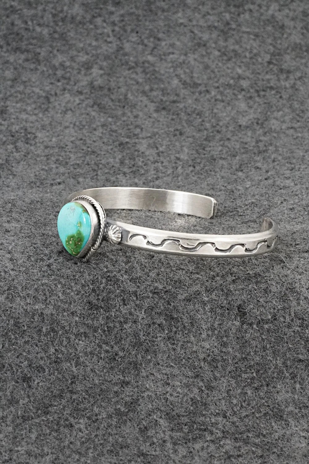 Turquoise & Sterling Silver Bracelet - Samuel Yellowhair