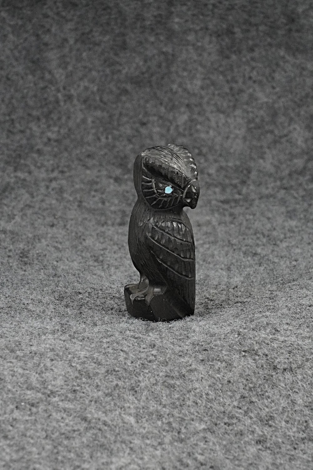 Owl Zuni Fetish Carving - Chris Peina