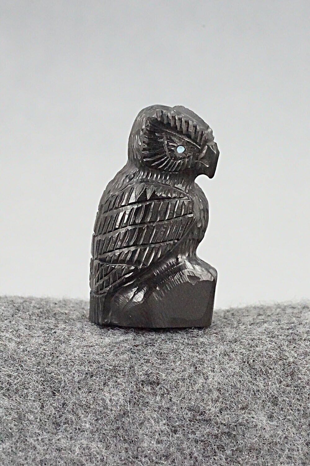 Owl Zuni Fetish Carving - Chris Peina