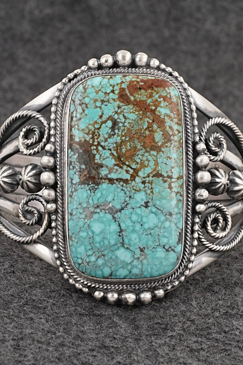 Turquoise & Sterling Silver Bracelet - Bobby Johnson