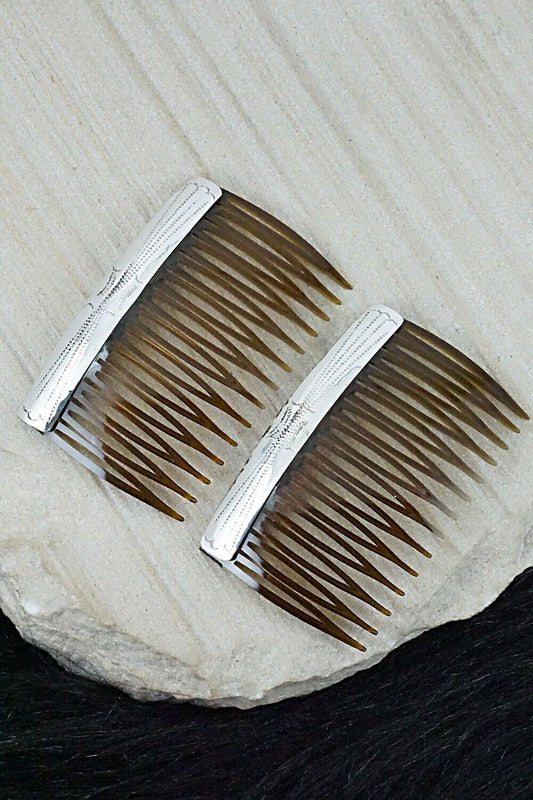 Sterling Silver Hair Combs - Randall Dalgai