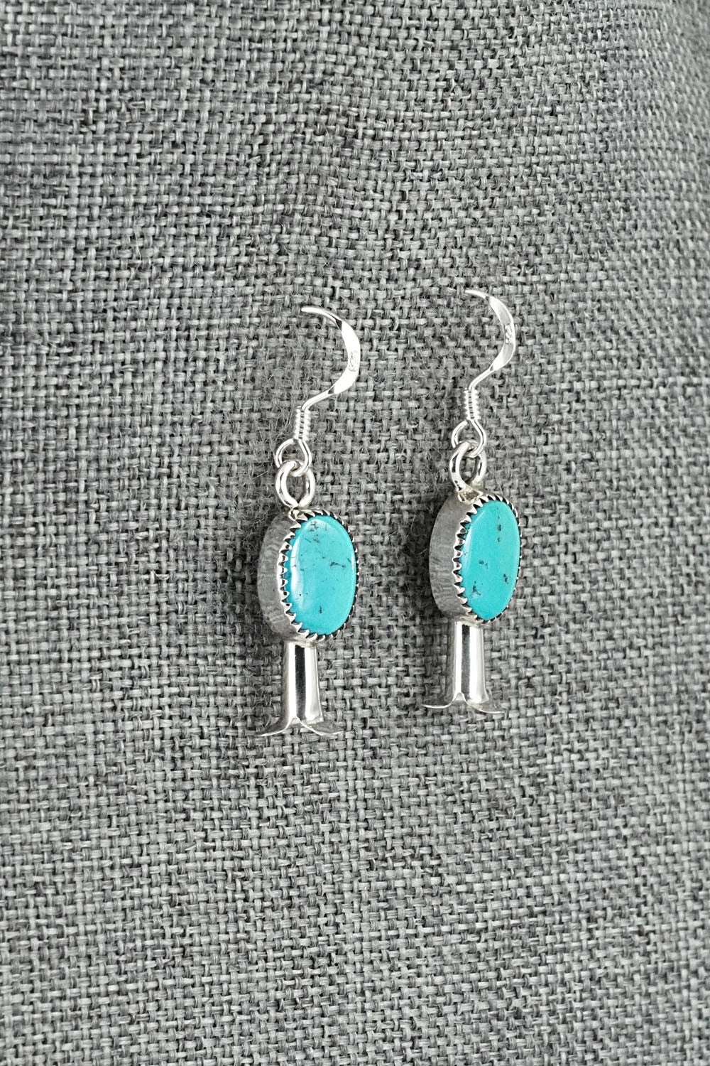 Turquoise & Sterling Silver Squash Blossom Set - Califreda Roanhorse