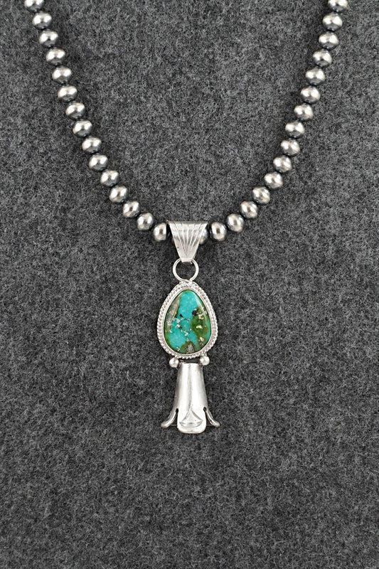 Turquoise & Sterling Silver Necklace - Samuel Yellowhair