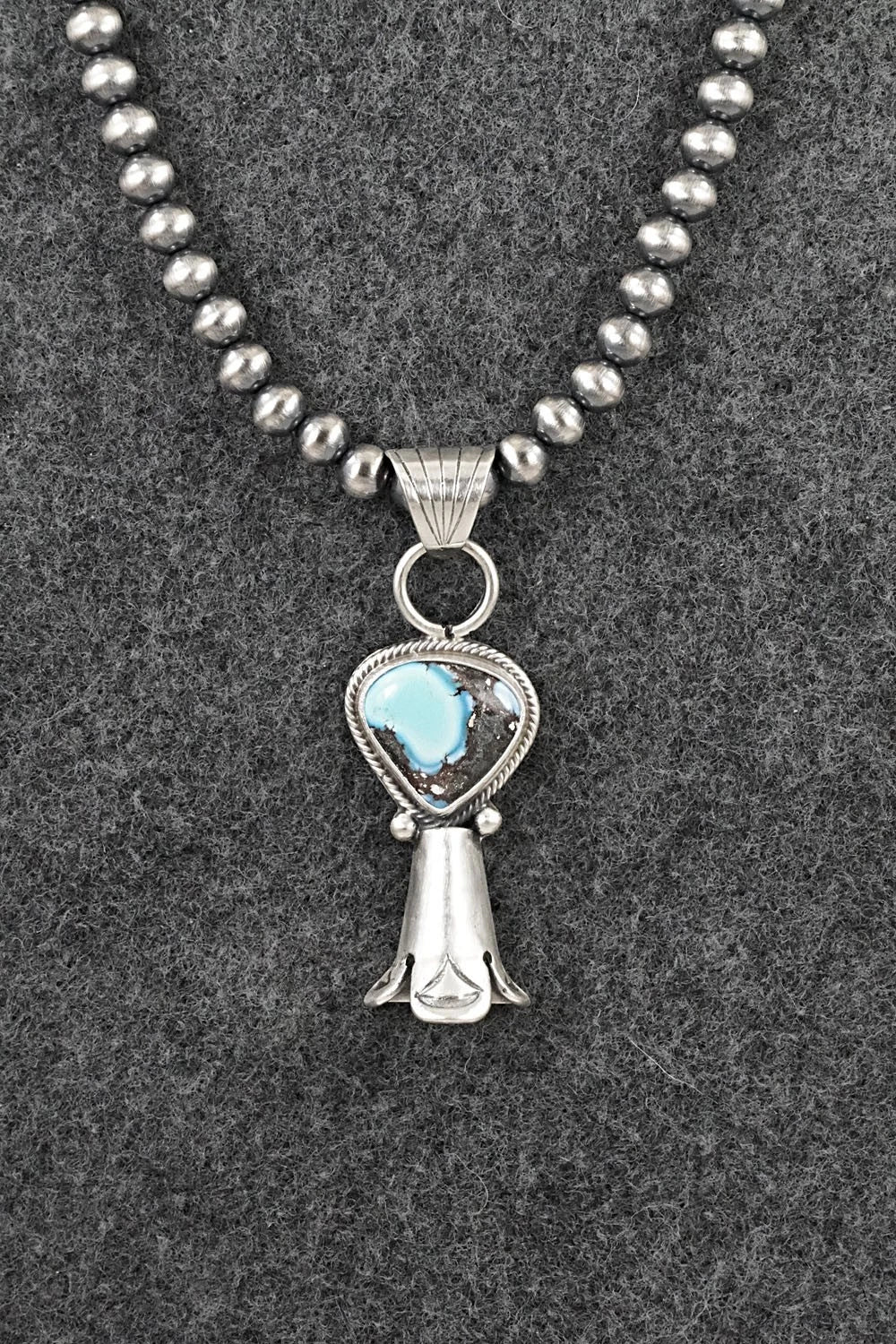 Turquoise & Sterling Silver Necklace - Sharon McCarthy