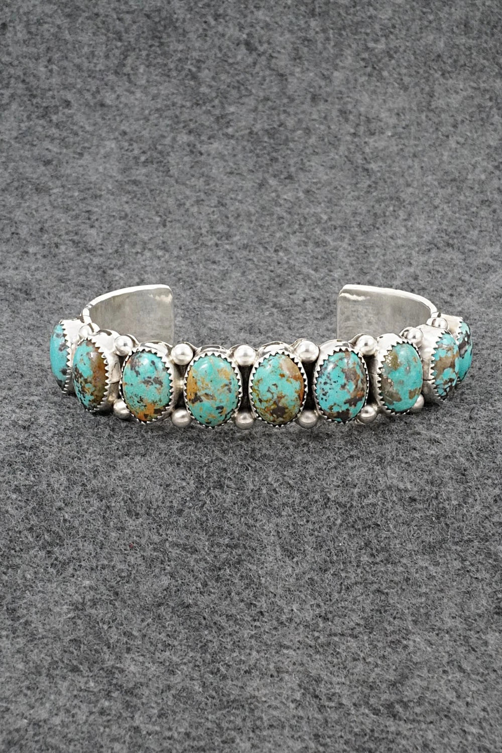Turquoise & Sterling Silver Bracelet - Martin Muskett