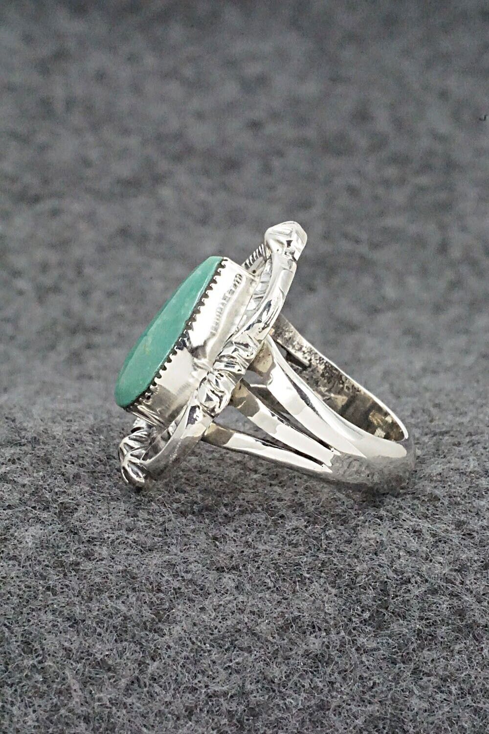 Turquoise & Sterling Silver Ring - Irvin Tsosie - Size 5.25