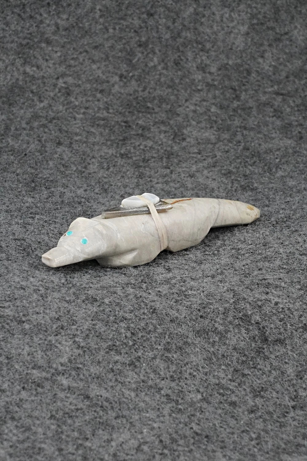 Badger Zuni Fetish Carving - Delvin Leekya