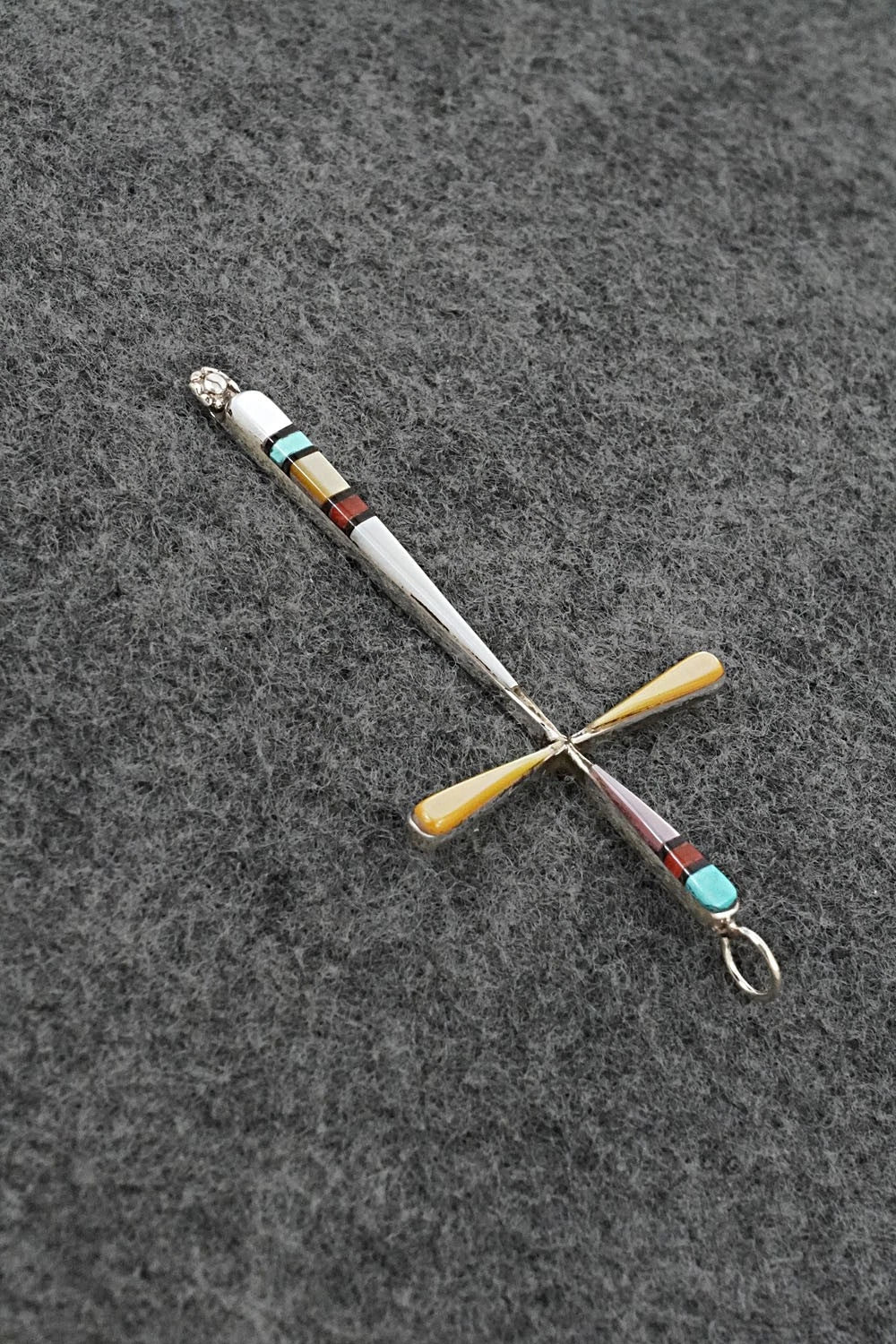 Multi-Stone & Sterling Silver Pendant - Sylvester Noche