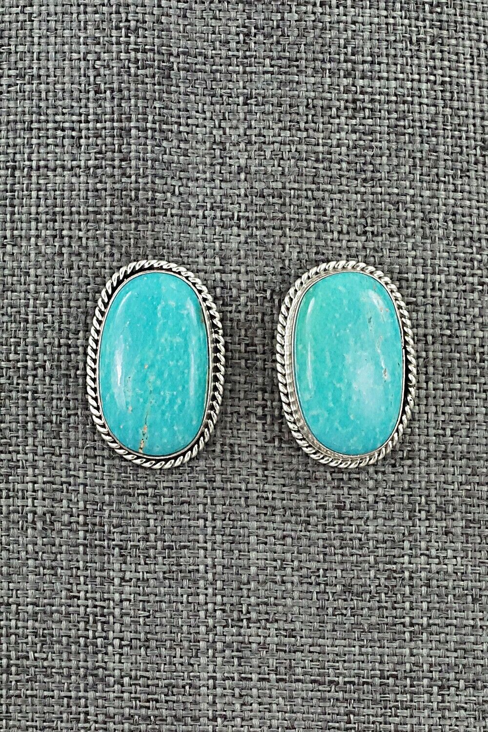 Turquoise & Sterling Silver Necklace and Earrings Set - Rena Begay