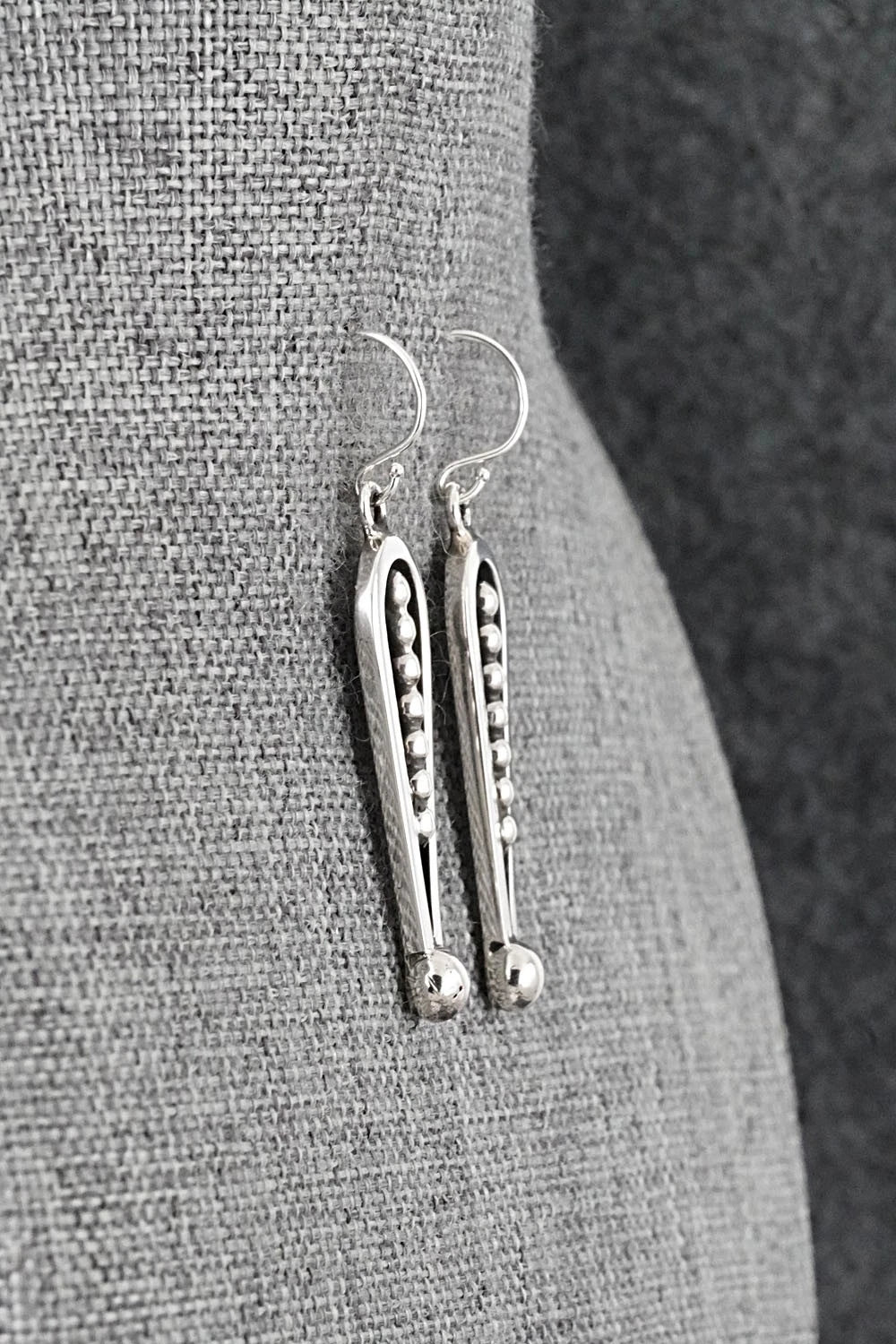 Sterling Silver Earrings - Jonathan Nez