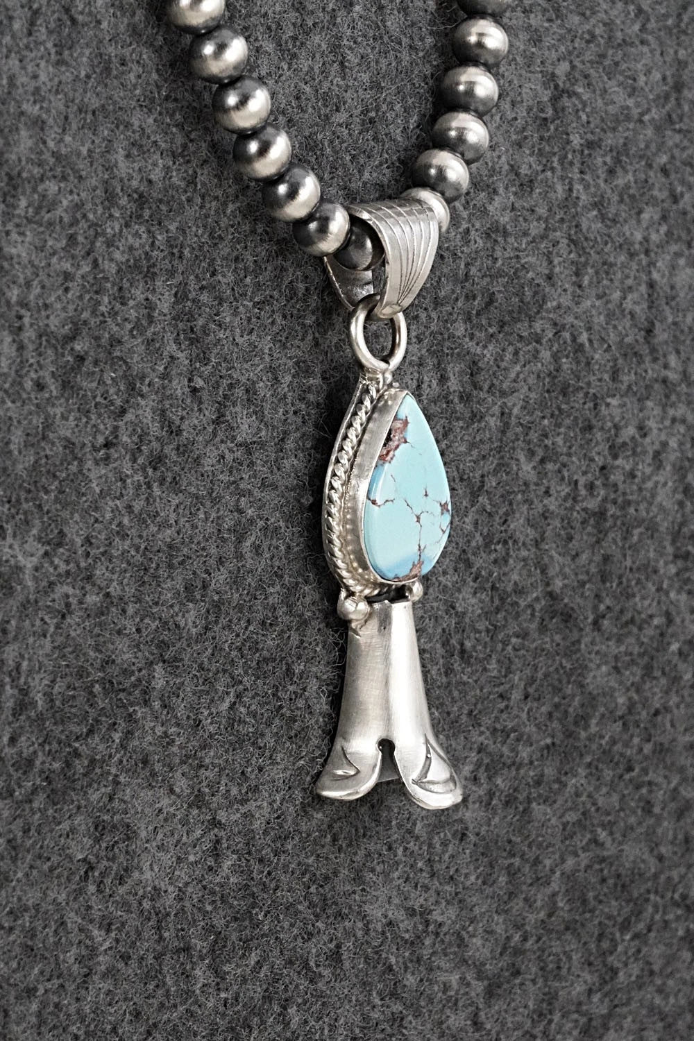 Turquoise & Sterling Silver Necklace - Sharon McCarthy