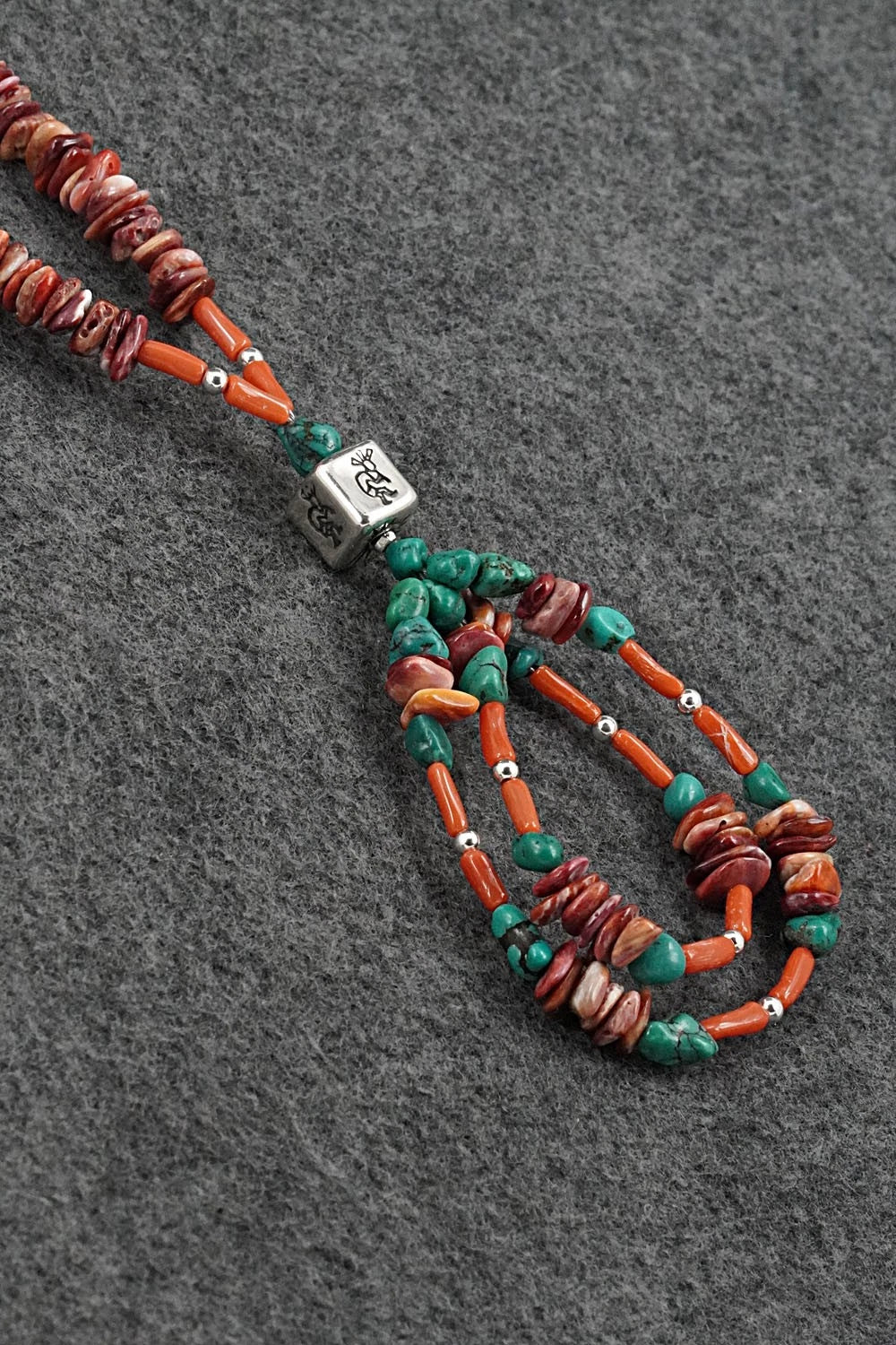 Multi-Stone & Sterling Silver Necklace Set - Erica Brown