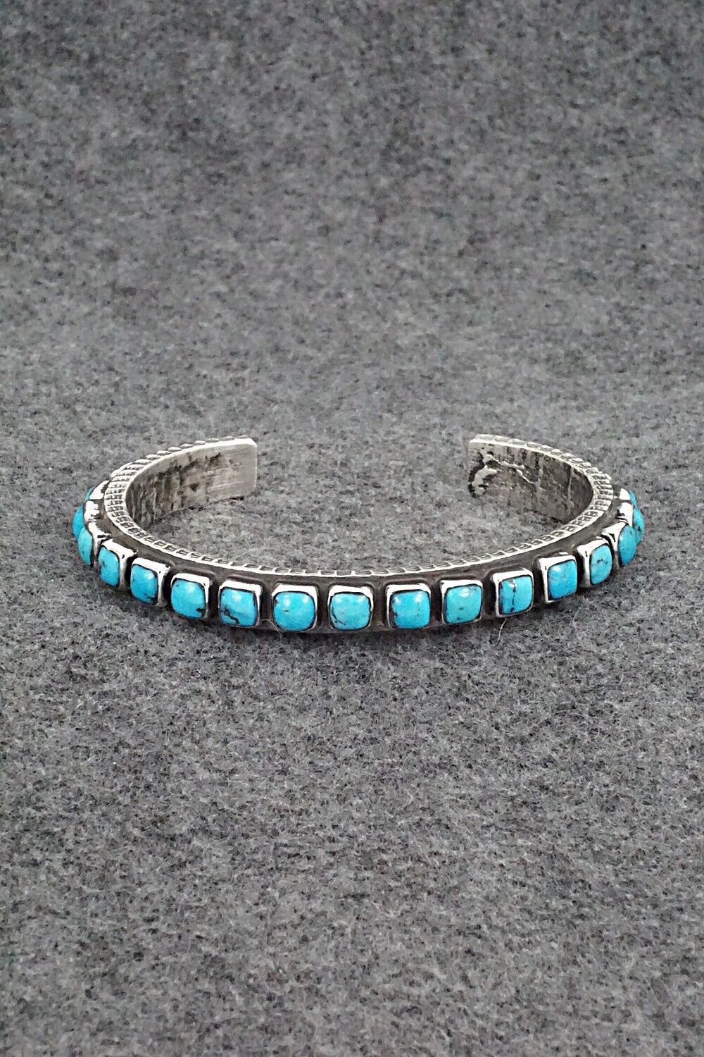 Turquoise & Sterling Silver Bracelet - Ernest Rangel