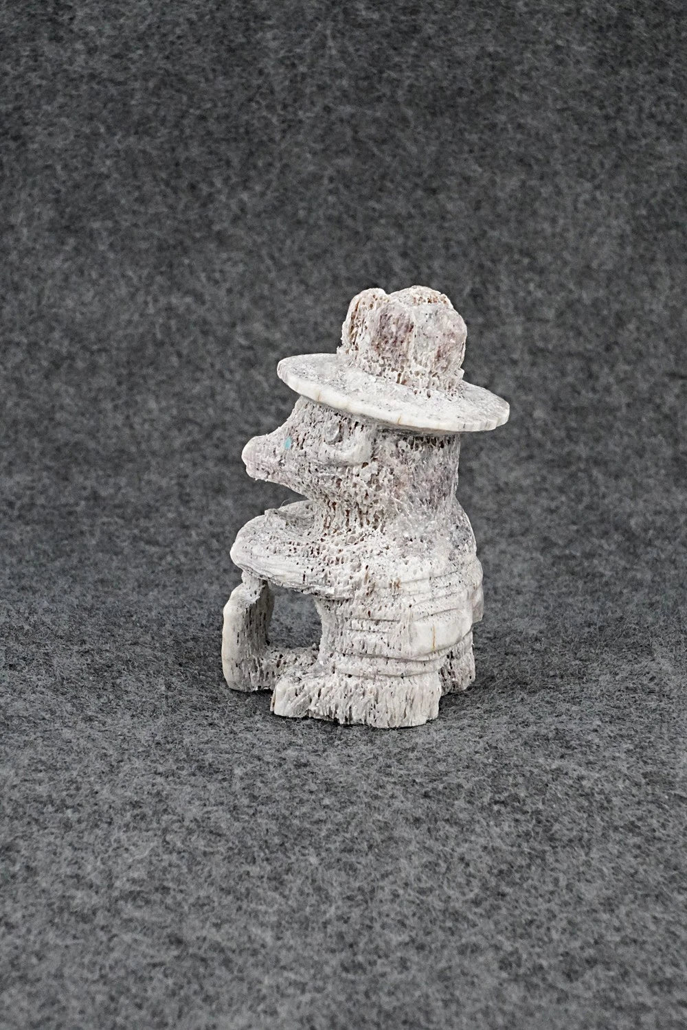 Smokey Bear Zuni Fetish Carving - Chris Peina