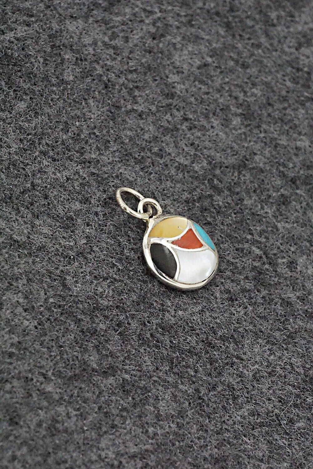 Multi-Stone & Sterling Silver Pendant - Orena Leekya