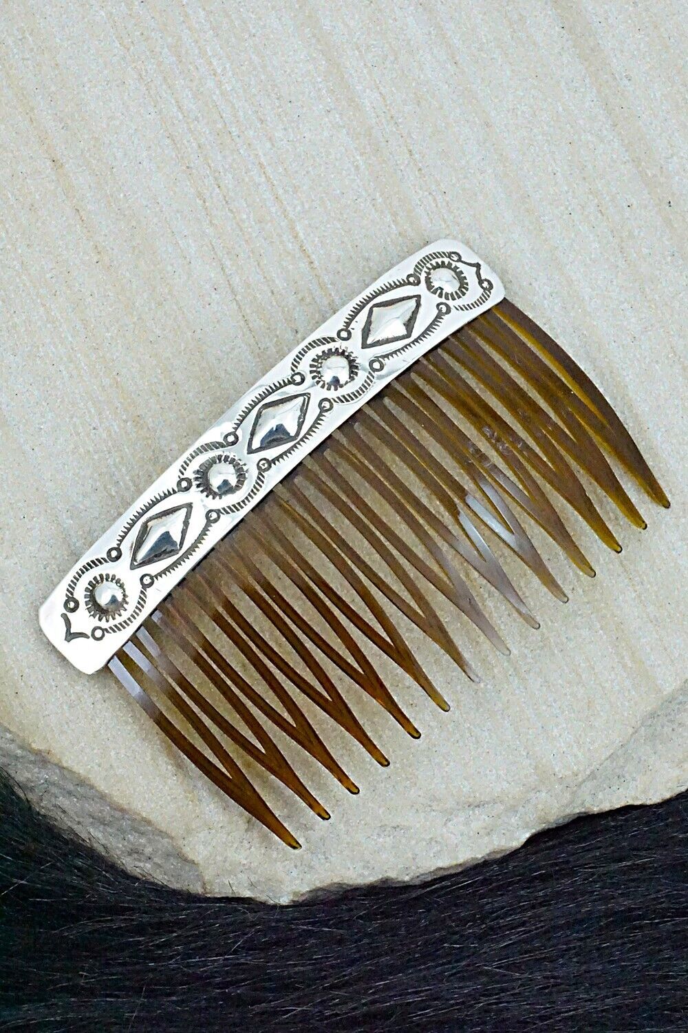 Sterling Silver Hair Combs - Jennie Blackgoat