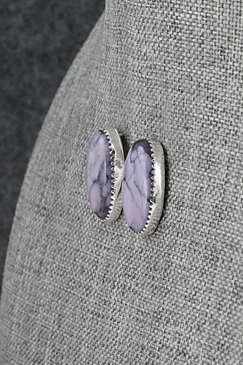 Morado & Sterling Silver Earrings - Murray Hannaweeka