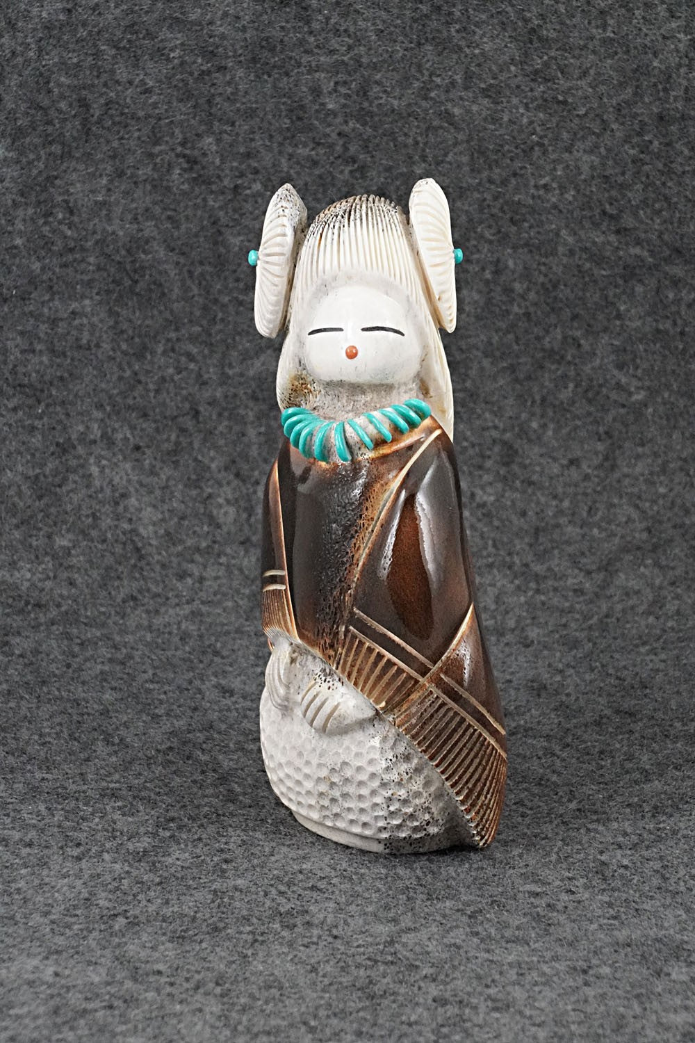 Corn Maiden Zuni Fetish Carving - Claudia Peina