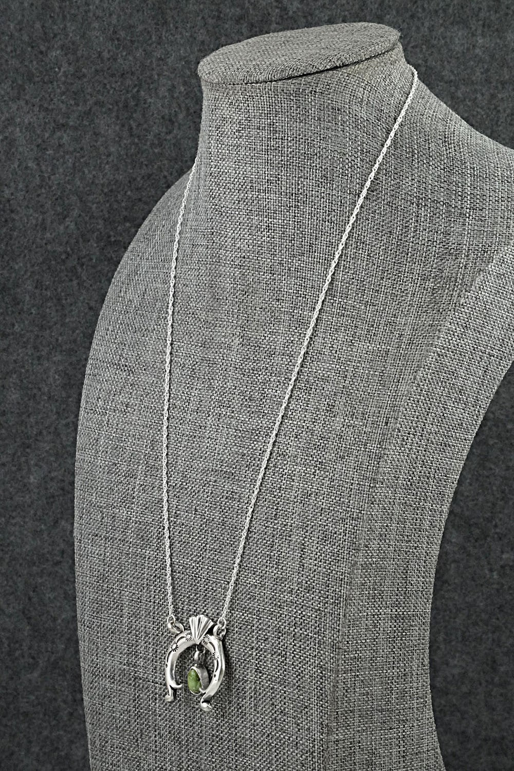 Turquoise & Sterling Silver Necklace - Gary Shorty
