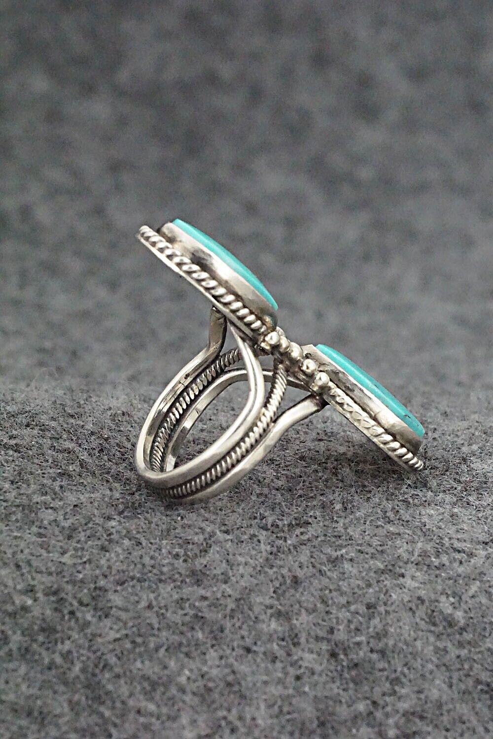 Turquoise & Sterling Silver Ring - Gloria Begay - Size 6.5