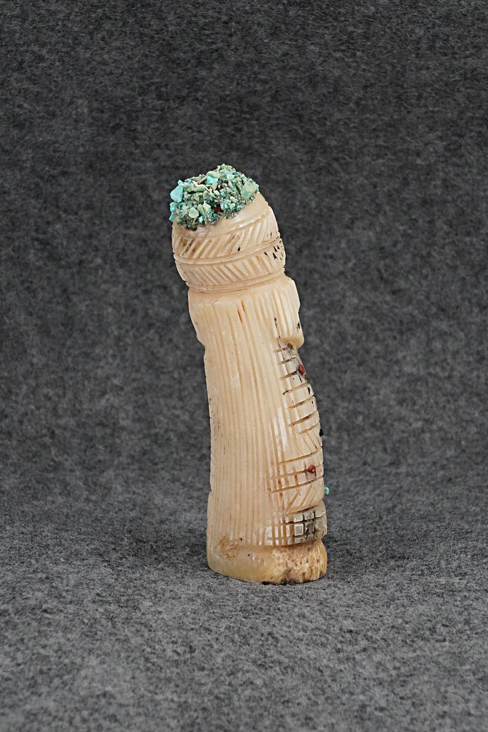 Corn Maiden Zuni Fetish Carving - Carl Etsate