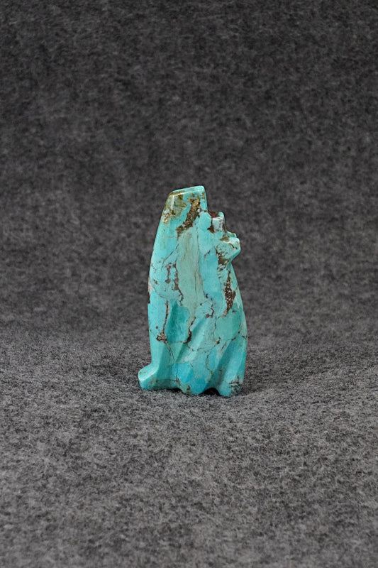 Wolf Zuni Fetish Carving - Bernard Laiwakete