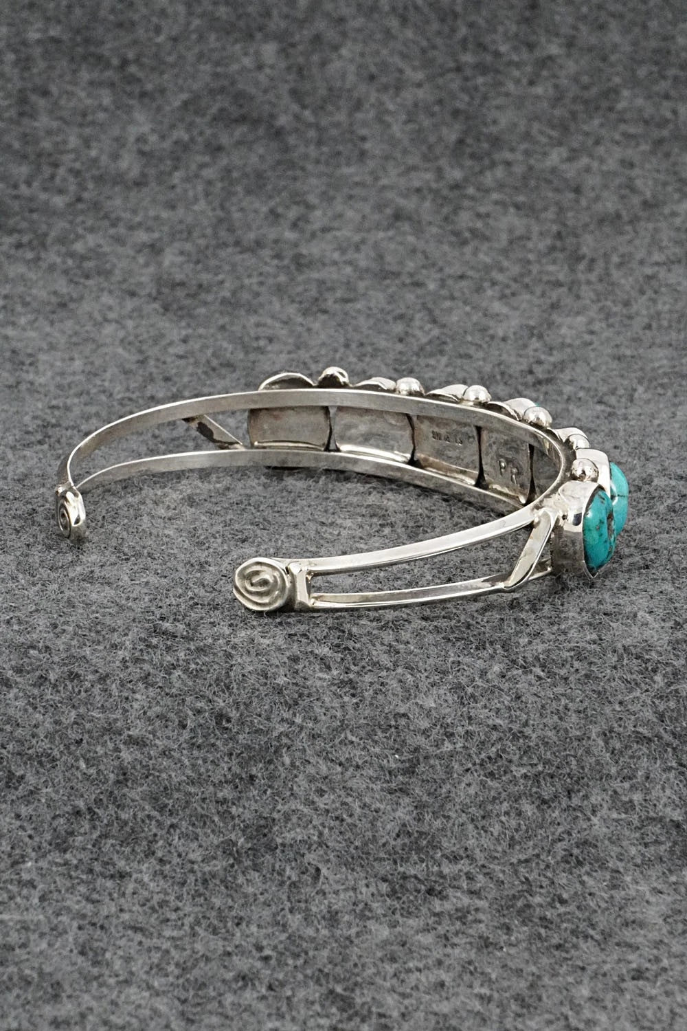 Turquoise & Sterling Silver Bracelet - Priscilla Reeder