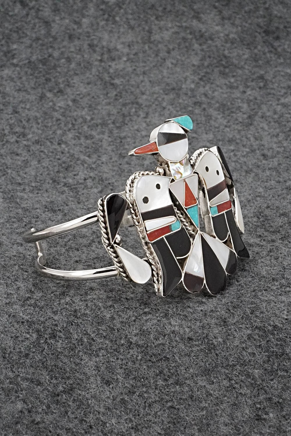 Multi-Stone & Sterling Silver Bracelet - Corraine Shack