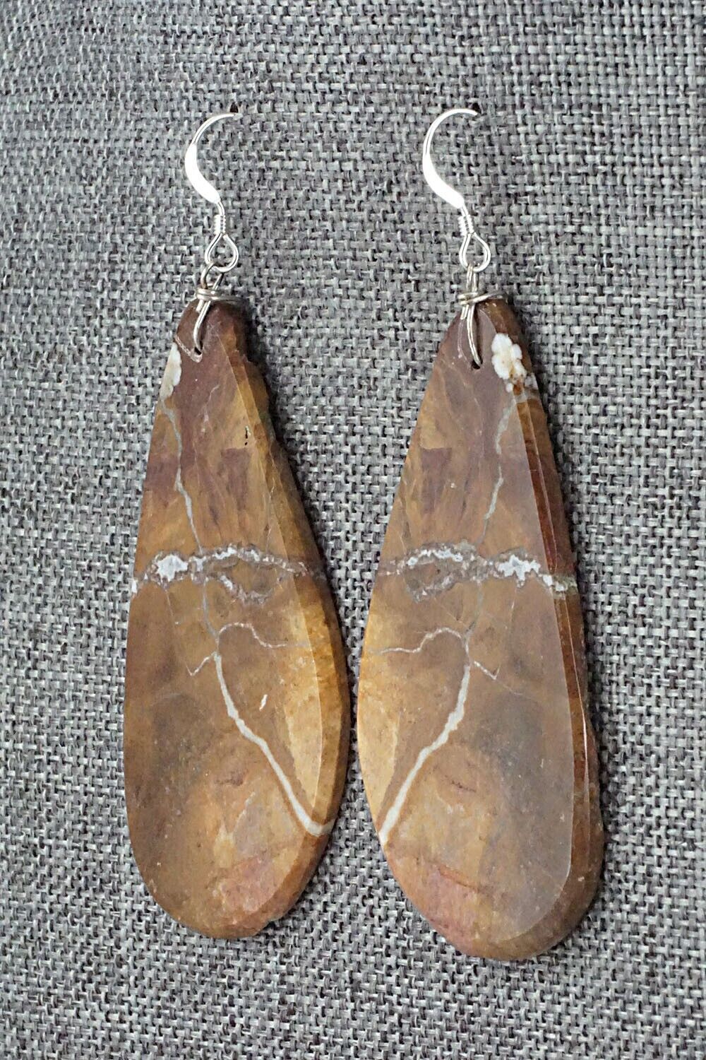 Wild Horse & Sterling Silver Earrings - Francis Garcia