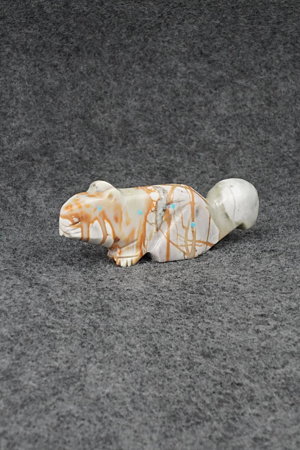 Mountain Lion Zuni Fetish Carving - David Chavez