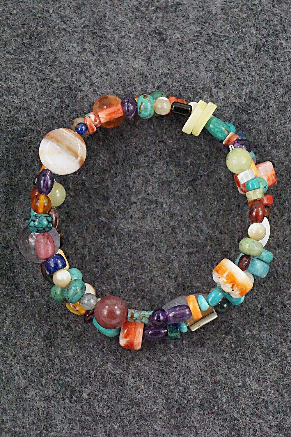 Multi-Stone Beaded Bracelet - Helen Tsosie