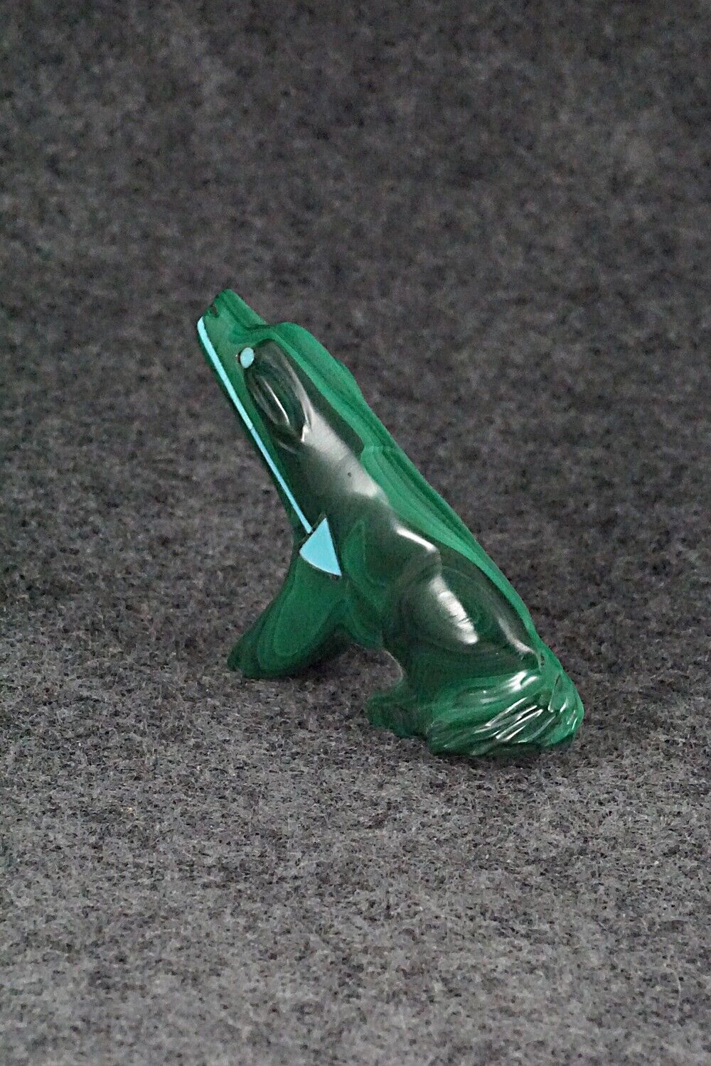 Wolf Zuni Fetish Carving - Andres Quandelacy