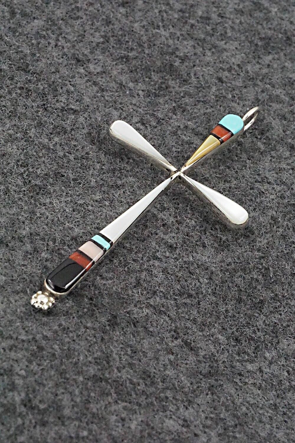 Multi-Stone & Sterling Silver Pendant - Sylvester Noche
