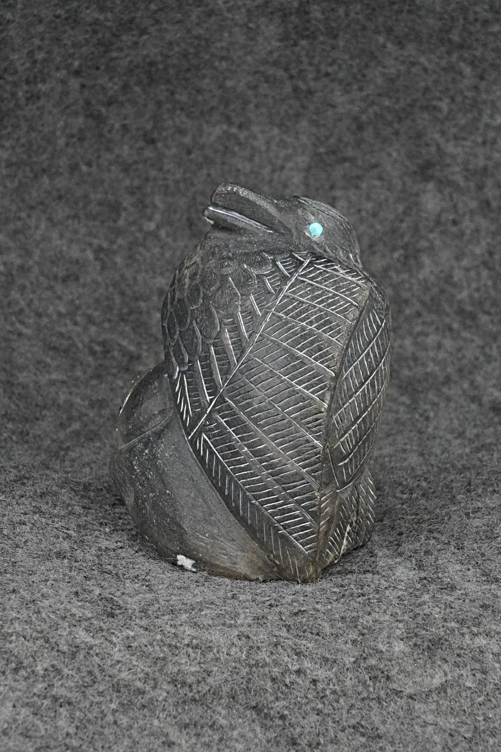 Crow Zuni Fetish Carving - Derrick Kaamasee