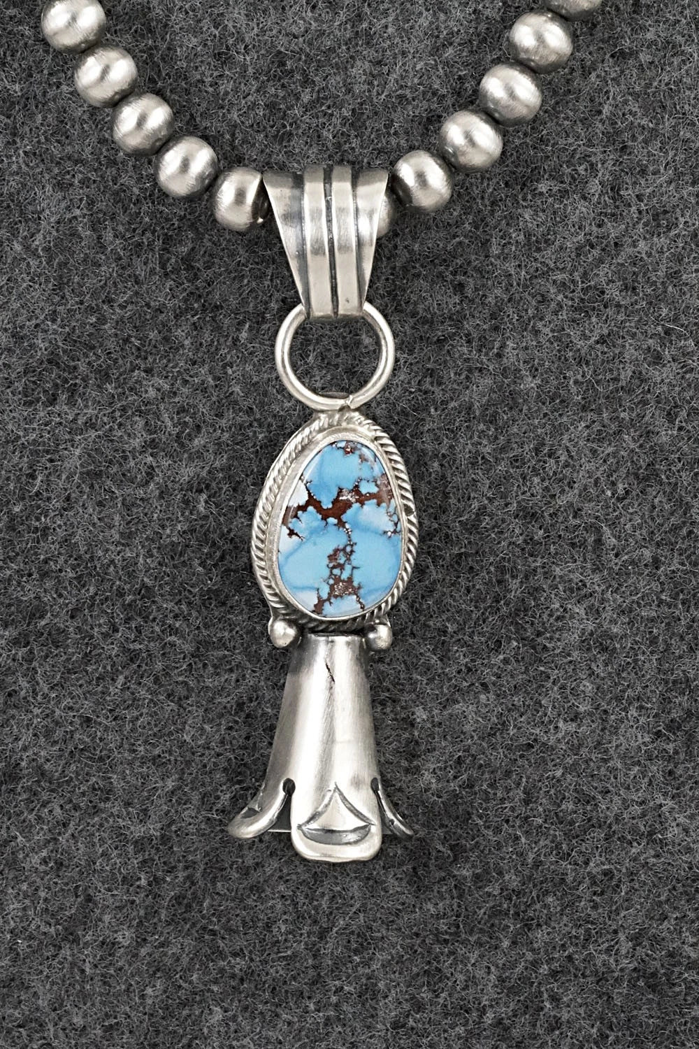 Turquoise & Sterling Silver Necklace - Sharon McCarthy