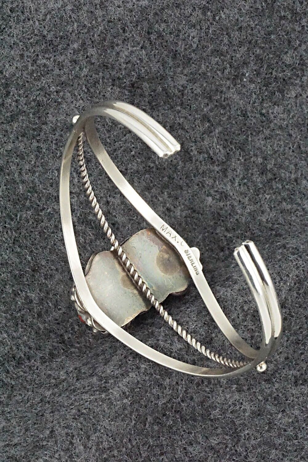 Coral & Sterling Silver Bracelet - Max Calladitto