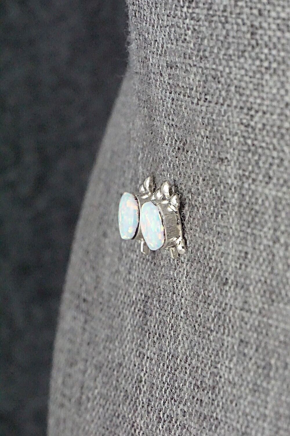 Opalite & Sterling Silver Earrings - Ashley Laate