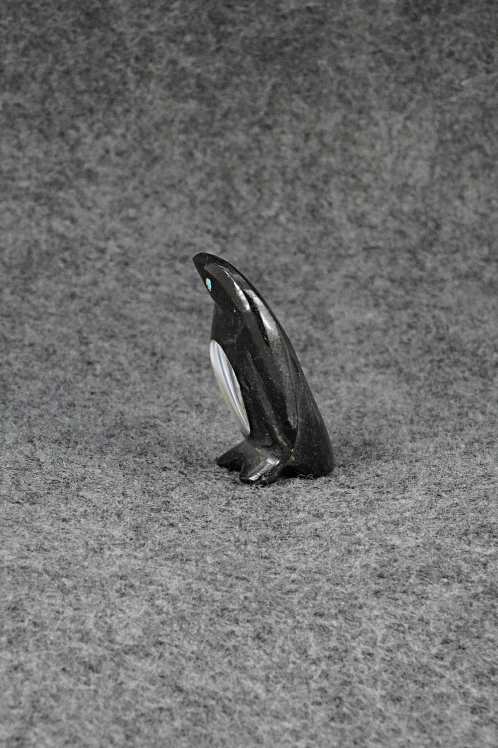 Penguin Zuni Fetish Carving - Calvert Bowannie