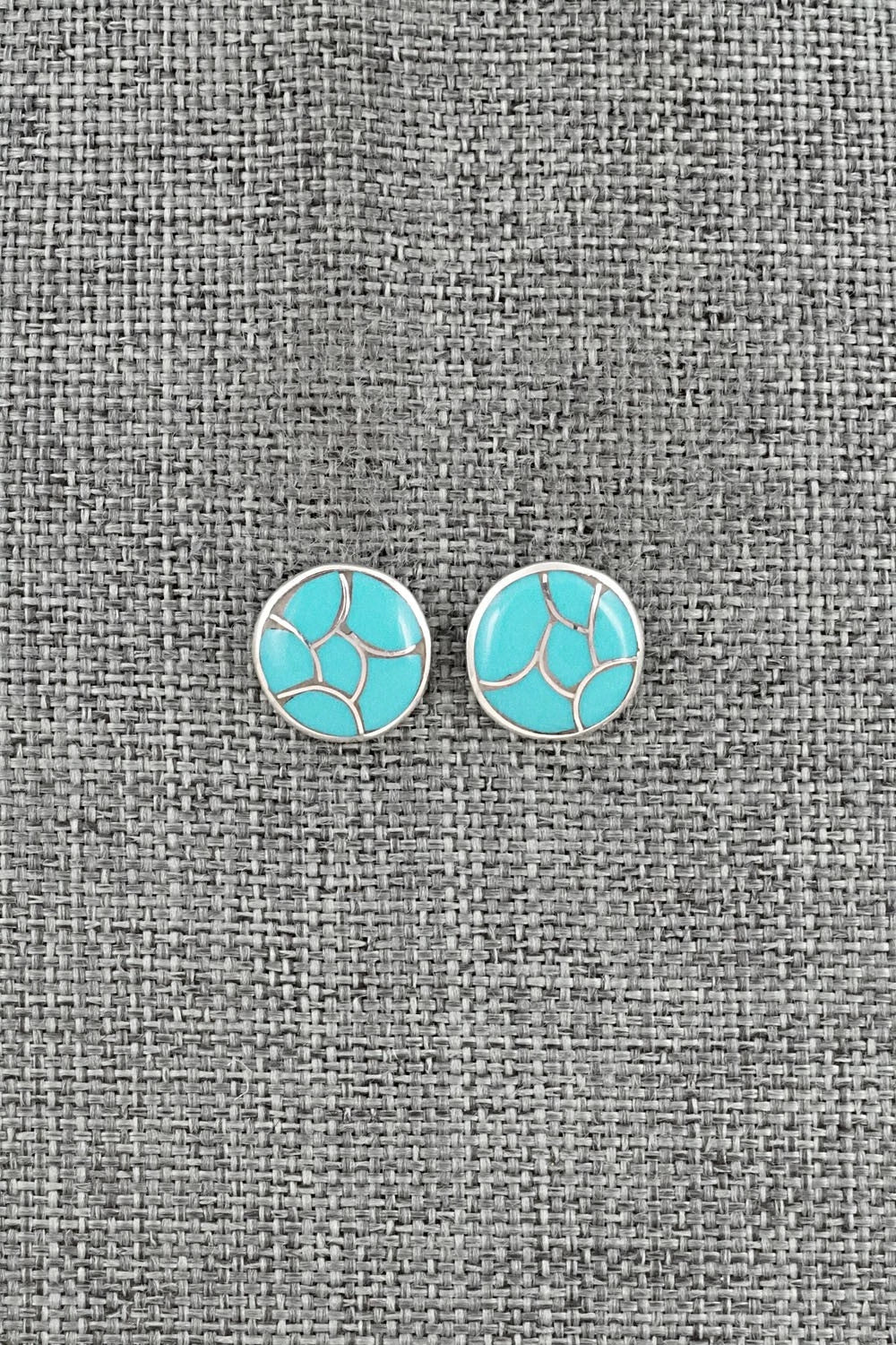 Turquoise & Sterling Silver Earrings - Orena Leekya