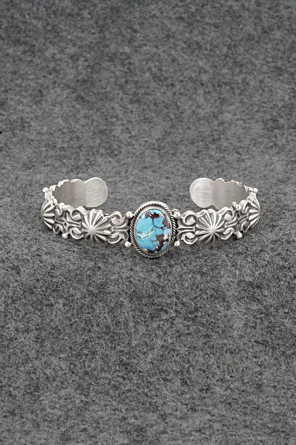 Turquoise & Sterling Silver Bracelet - Thomas Yazzie