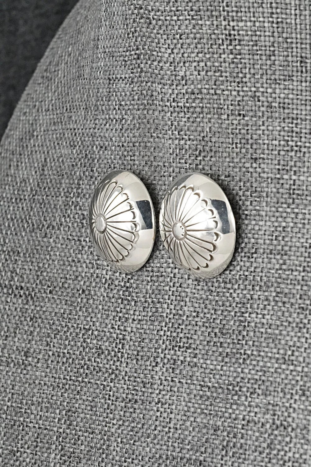 Sterling Silver Earrings - Marie Yazzie