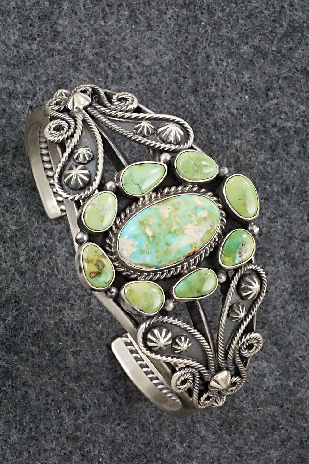 Turquoise & Sterling Silver Bracelet - Derrick Gordon