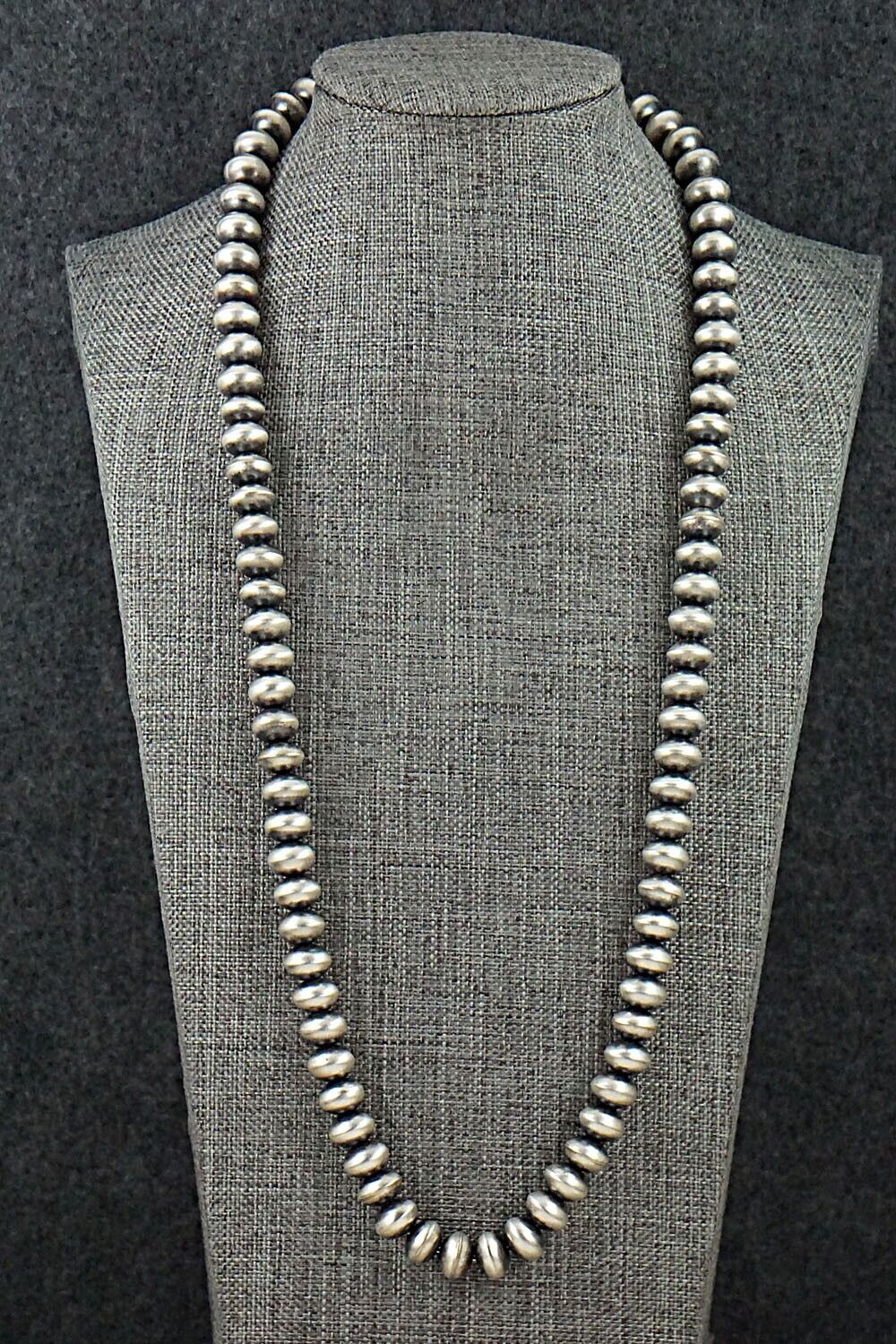 Sterling Silver Navajo Pearl Necklace - Jan Mariano